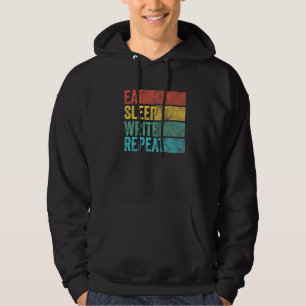 Moletom Eat Sleep Escrever Repetir Escrevendo Escritor Fun