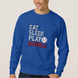 Moletom Eat Sleep Play Baseball Funny Baseball Quote