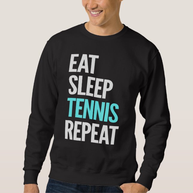 Moletom Eat Sleep Tênis Repetir Novidade (Frente)
