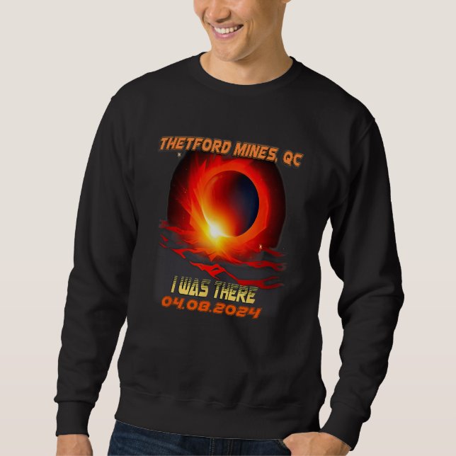 Moletom Eclipse Solar Total Eu Estive Thetford Minas Que (Frente)