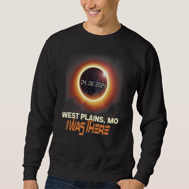 Moletom Eclipse Solar Total West Plains Missouri (Frente)