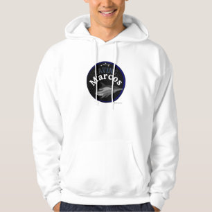 Moletom Economia Marcos o Hoodie do branco do golfinho