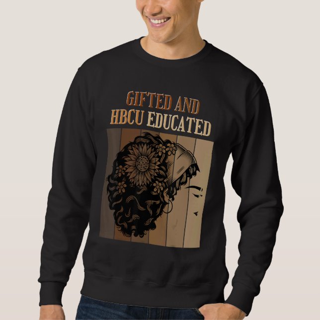 Moletom ed And HBCU Educated Historical Black Colleges (Frente)