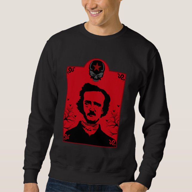 Moletom Edgar Allan Poe Black Raven (Frente)