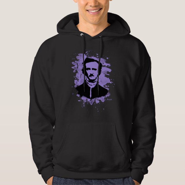 Moletom Edgar Allan Poe custo (violet) (Frente)