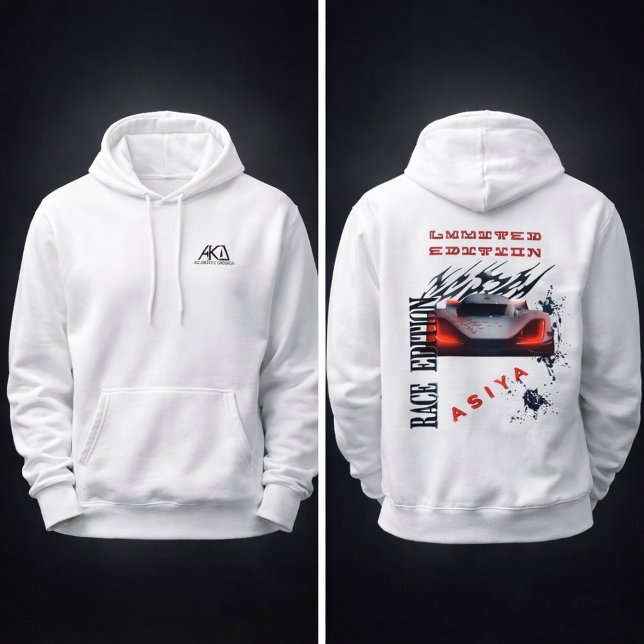 Moletom Edição de Corrida Camisola de Carro de Rua | JDM M (Criador carregado)