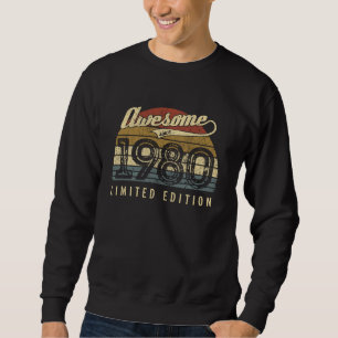 Moletom Edição Limitada Vintage Incrível Desde 1980 - 45º