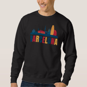 Moletom Edifício Colorido de Barcelona