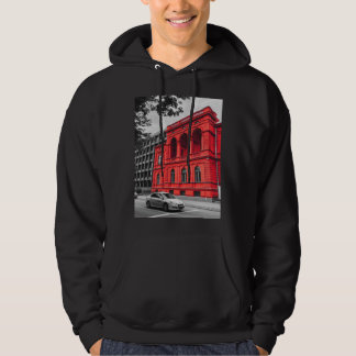 Moletom Edifício da Cidade Vermelha Fotografia Minimalista