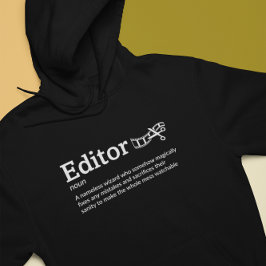 Moletom Editor Definition Dark Mode - Editor de Filmes/Víd