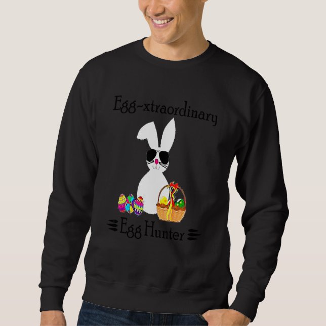 Moletom Eggspert Egg Hunter Boy Legal Bunny Pa (Frente)