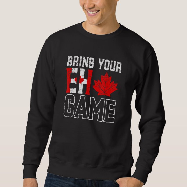 Moletom EH Game Maple Leaf Patriotic Canada (Frente)