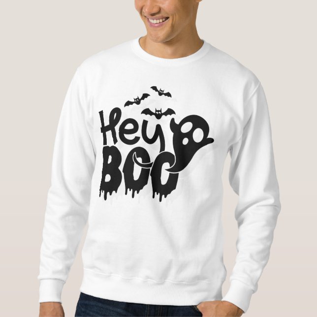 Moletom Ei Boo Halloween Divertido (Frente)