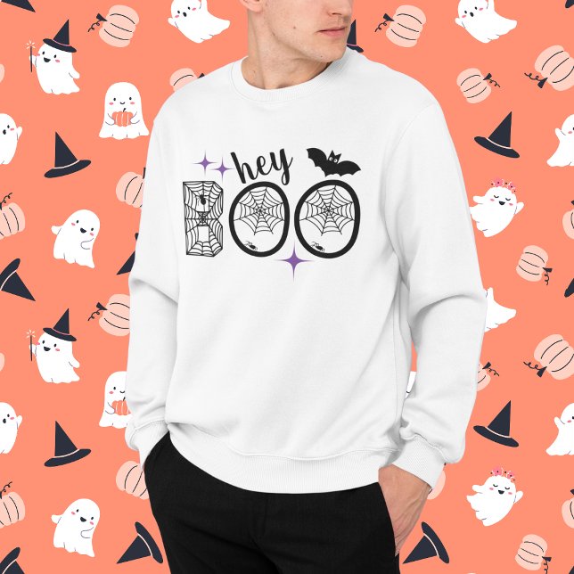 Moletom Ei & Bye Boo Halloween Bat e Web (This item is for display purposes only to illustrate the design element. )