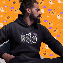 Moletom Ei & Bye Boo Halloween Bat e Web