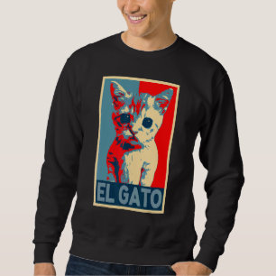 Moletom El Gato Meme Sad Chorando Gatinho de Gato Memo ret
