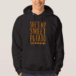 Moletom Ela é minha batata doce, eu sou Obrigado de Casais