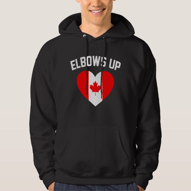 Moletom Elbows Up Canadá (Frente)