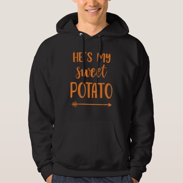 Moletom Ele é a minha batata doce para combinar com o casa (Frente)