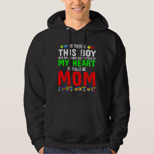 Moletom Ele Me Chama De Conhecimento Do Autismo Da Mãe