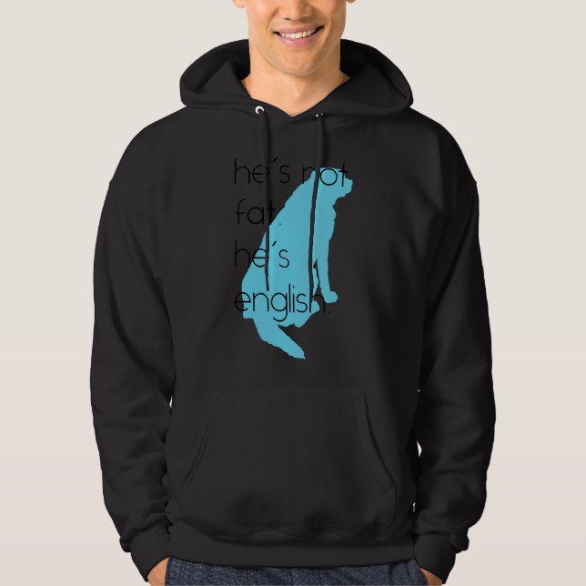 Moletom Ele Não É Gordo Ele É Azul (Frente)