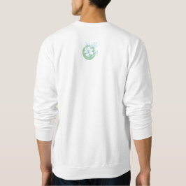 Moletom Ele ressuscitou! - Lírio Verde + Turquesa