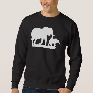 Moletom Elefante Animal Motif Silhouette Africa Safari Imp