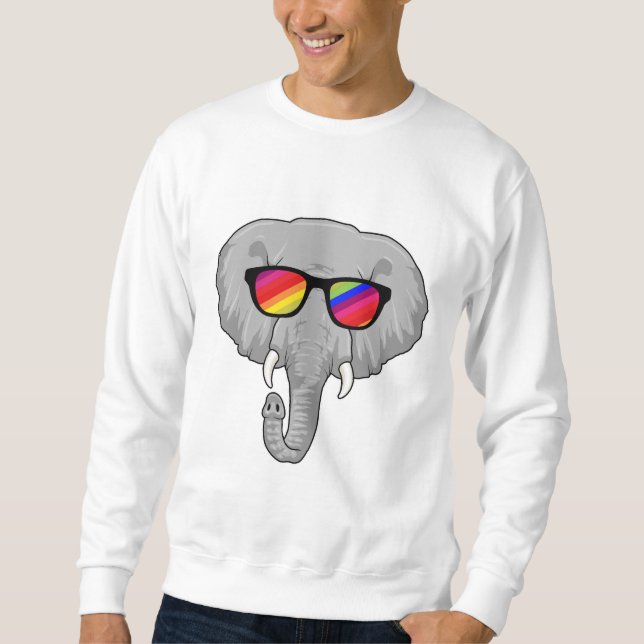 Moletom Elefante com óculos de sol (Frente)