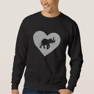 Moletom Elefante de Silhueta de Bebê