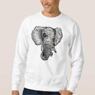 Moletom Elefante na sala (pescoço de grupo)