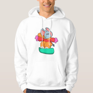 Moletom Elefante no Snowboard com Snowboard