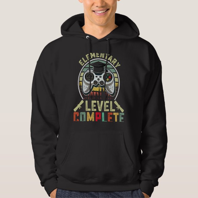 Moletom Elementary Level Complete Gamer Elementary Graduat (Frente)