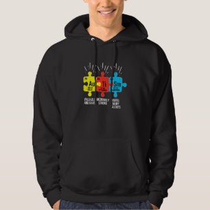 Moletom Elementos Autismo Sensibilização Periódica da Mesa