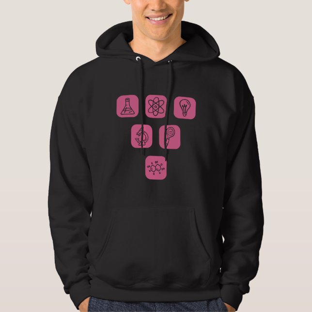 Moletom Elementos Científicos Itens (Frente)
