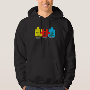 Moletom Elementos do Autismo Sensibilização Periódica da M