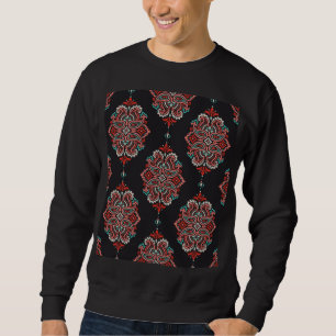 Moletom Elementos paisley asiáticos, padrão de vintage boh