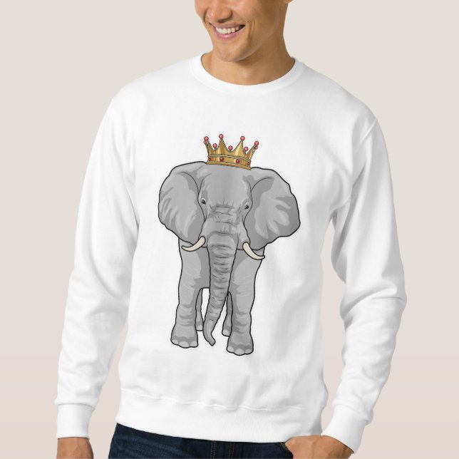 Moletom Elephant King Crown (Frente)