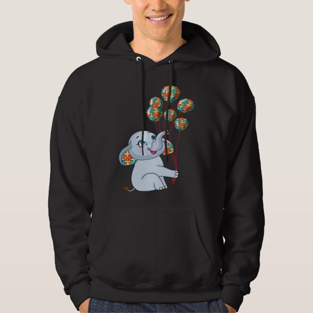 Moletom Elephant Mom Autism Child Awareness Choose Kindnes (Frente)