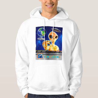 Moletom ELES JÁ ESTÃO AQUI - VEM COMIGO design collec