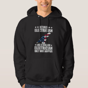 Moletom Eletricista Aposentado Justamente Como Regular Mai