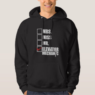 Moletom Elevator Mechanical Maintenance Fund Skili Technic