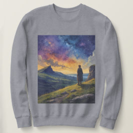 Moletom Elf Ancient Ireland Under the Night Sky Sweatshirt