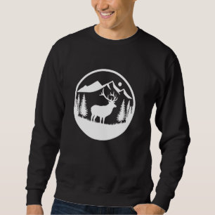 Moletom Elk Deer Silhouette Wildlife Nature Outdoor Deer H