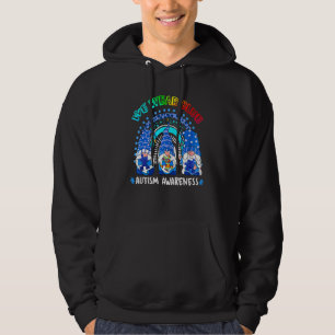 Moletom Em abril, nós Blue Gnome Rainbow Autismo Sensibili