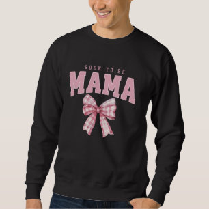 Moletom Em Breve Ser Mama Coquette Arco Anúncio Rev
