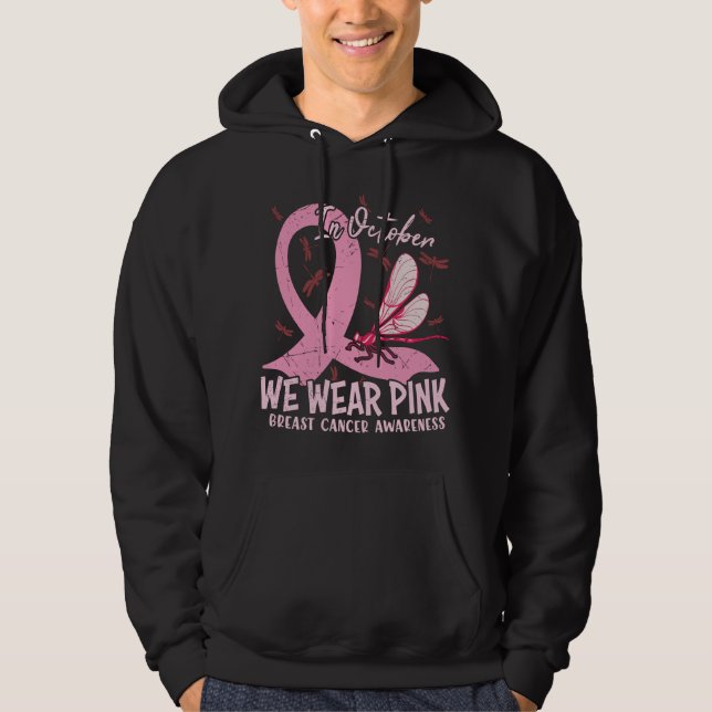Moletom Em outubro, Vestimos a consciência cor-de-rosa do  (Frente)