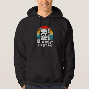 Moletom Em um Ajustado Hissy, Casais de Gato Humor Kitten 