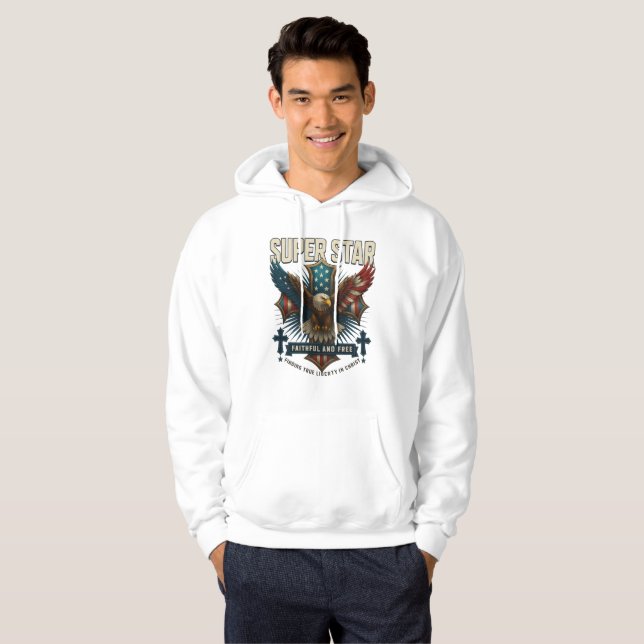 Moletom Emblem da Superestrela Eagle (Frente Completa)