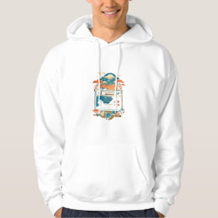 Moletom Emblema de Jogo de Controle Retro Arte Vintage