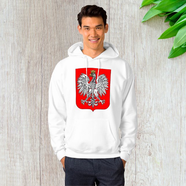 Moletom Emblema De Polônia Mens Hoodie (Criador carregado)